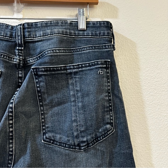 rag & bone Blue Flare Jeans - Picture 7 of 11